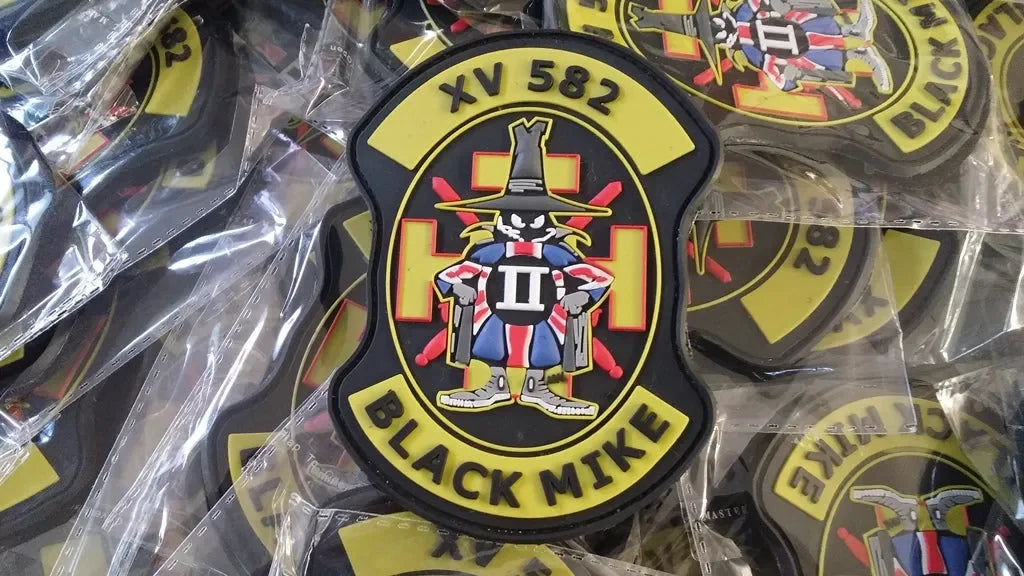 F-4 PHANTOM - XV 582 - BLACK MIKE - 3D PVC PATCH - PVCPATCHWORLD.STORE