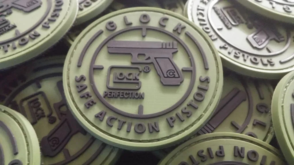 GLOCK SAFE ACTION PISTOL PERFECTION PVC PATCH - PVCPATCHWORLD.STORE