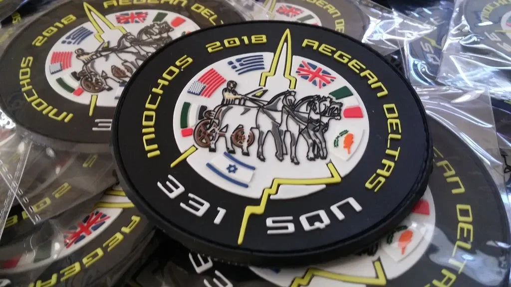 HELLENIC AIRFORCE INIOCHOS 2018 - EXERCISE AEGEAN DELTAS 331 - PVC PATCH - PVCPATCHWORLD.STORE