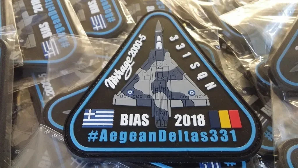 HELLENIC AIR FORCE 331 SQN MIRAGE 2000-5 BIAS AIR SHOW 2018 ROMANIA - PVCPATCHWORLD.STORE