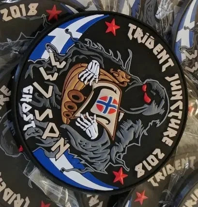 337 SQUADRON - HELLENIC AIR FORCE “GHOST” 3D PVC PATCH - PVCPATCHWORLD.STORE