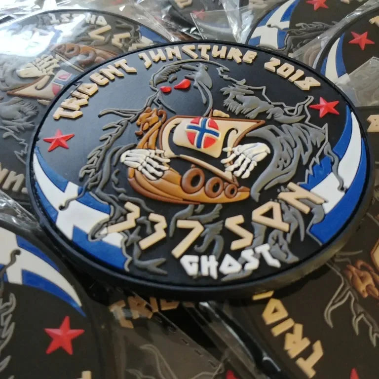337 SQUADRON - HELLENIC AIR FORCE “GHOST” 3D PVC PATCH - PVCPATCHWORLD.STORE