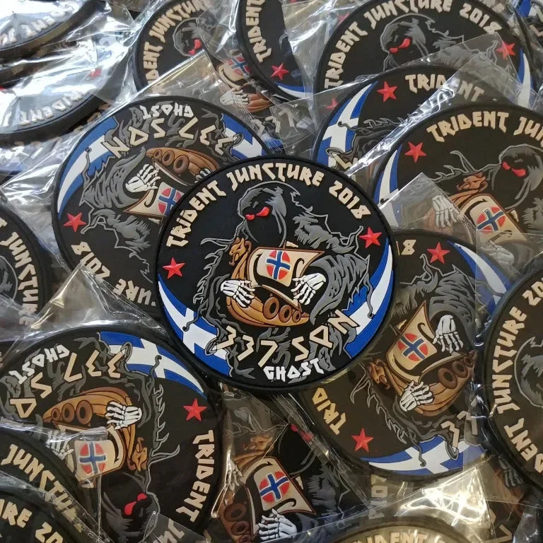 337 SQUADRON - HELLENIC AIR FORCE “GHOST” 3D PVC PATCH - PVCPATCHWORLD.STORE