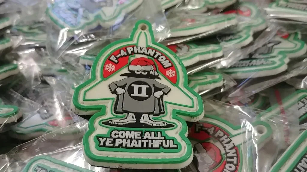CHRISTMAS PHANTOM - F-4 "COME ALL YE PHAITHFUL" GLOW IN THE DARK - PVCPATCHWORLD.STORE