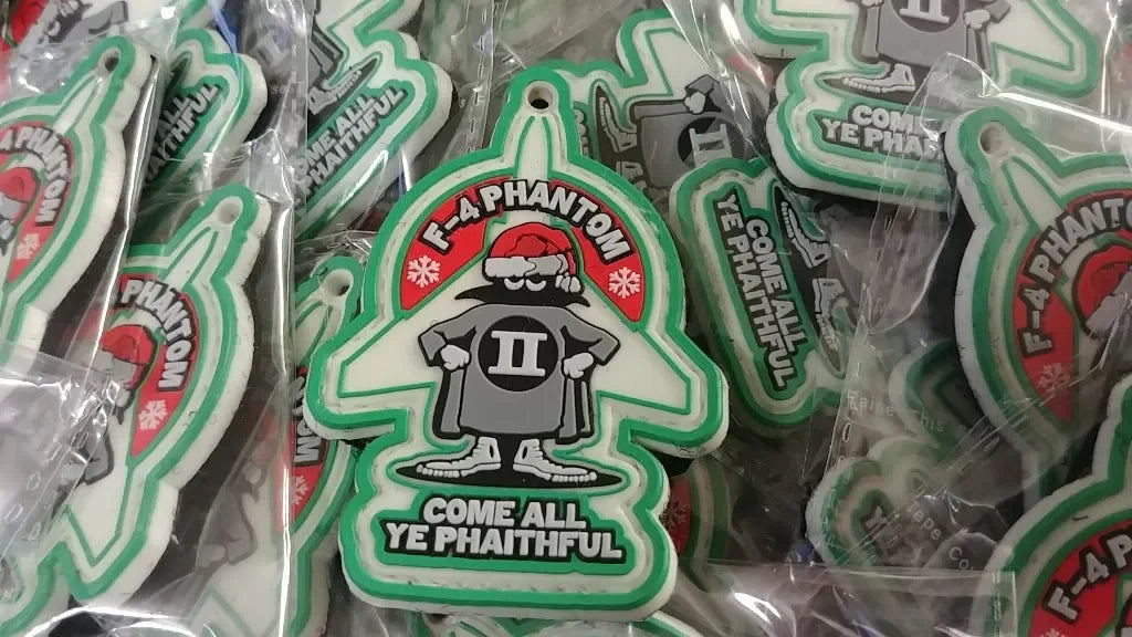 CHRISTMAS PHANTOM - F-4 "COME ALL YE PHAITHFUL" GLOW IN THE DARK - PVCPATCHWORLD.STORE