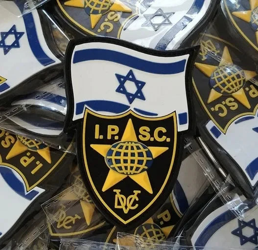 IPSC - I.P.S.C.- ISRAEL INTERNATIONAL PRACTICAL SHOOTING 3D PVC PATCH - PVCPATCHWORLD.STORE