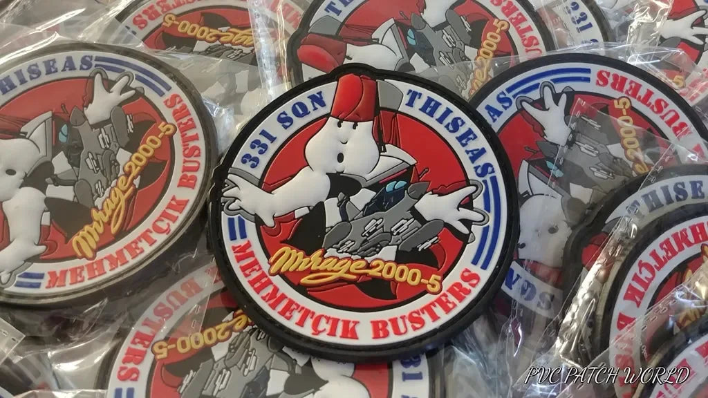 331 SQN THESEUS - GREEK AIR-FORCE - MEHMECIK BUSTERS – MIRAGE 2000-5 PVC PATCH - PVCPATCHWORLD.STORE