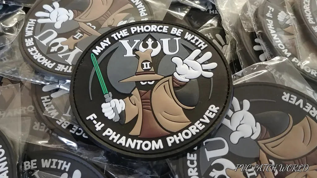 F-4 PHANTOM PHOREVER - MASTER YODA - EPISODE II - 3D PVC PATCH - PVCPATCHWORLD.STORE