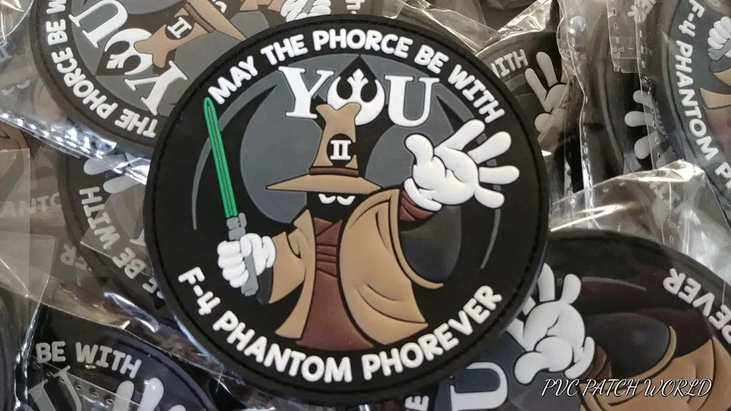 F-4 PHANTOM PHOREVER - MASTER YODA - EPISODE II - 3D PVC PATCH - PVCPATCHWORLD.STORE