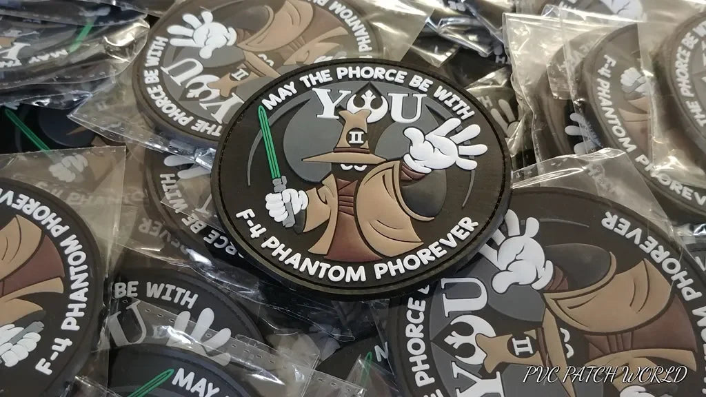 F-4 PHANTOM PHOREVER - MASTER YODA - EPISODE II - 3D PVC PATCH - PVCPATCHWORLD.STORE