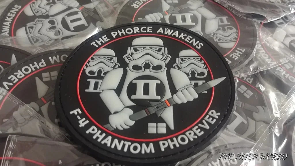 F-4 PHANTOM PHOREVER (GLOW ) - CLONE TROOPER - EPISODE II - 3D PVC PATCH - PVCPATCHWORLD.STORE