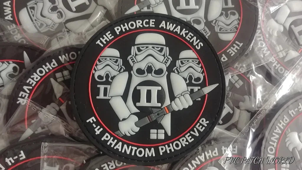 F-4 PHANTOM PHOREVER (GLOW ) - CLONE TROOPER - EPISODE II - 3D PVC PATCH - PVCPATCHWORLD.STORE