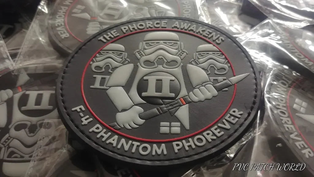 F-4 PHANTOM PHOREVER (GLOW ) - CLONE TROOPER - EPISODE II - 3D PVC PATCH - PVCPATCHWORLD.STORE