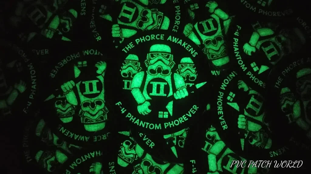 F-4 PHANTOM PHOREVER (GLOW ) - CLONE TROOPER - EPISODE II - 3D PVC PATCH - PVCPATCHWORLD.STORE