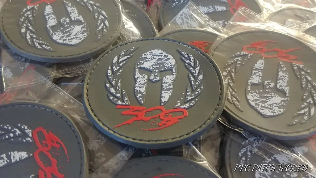 MOLON LABE - ΜΟΛΩΝ ΛΑΒΕ - LEONIDAS HELMET - RUBBER PVC PATCH - OD - PVCPATCHWORLD.STORE