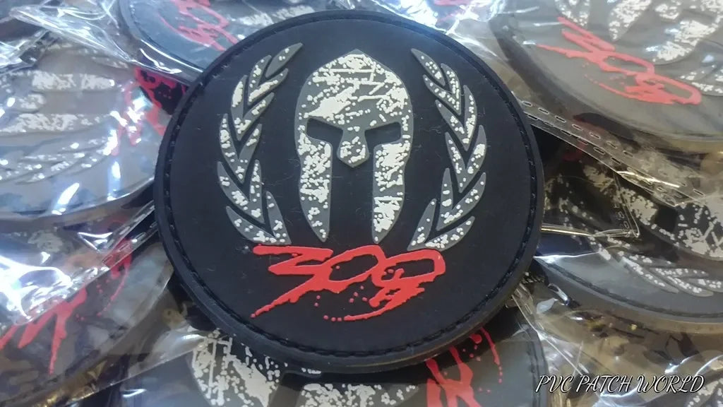 MOLON LABE - ΜΟΛΩΝ ΛΑΒΕ - LEONIDAS HELMET - RUBBER PVC PATCH - PVCPATCHWORLD.STORE