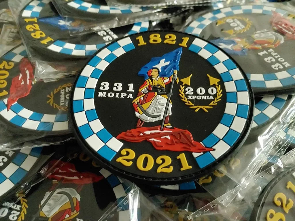331 SQUADRON 1821-2021 “THISEAS” 3D PVC PATCH (Limited Edition) - PVCPATCHWORLD.STORE