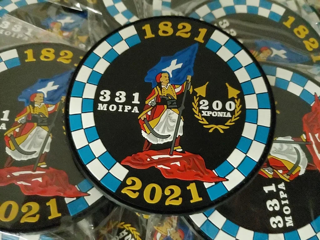 331 SQUADRON 1821-2021 “THISEAS” 3D PVC PATCH (Limited Edition) - PVCPATCHWORLD.STORE