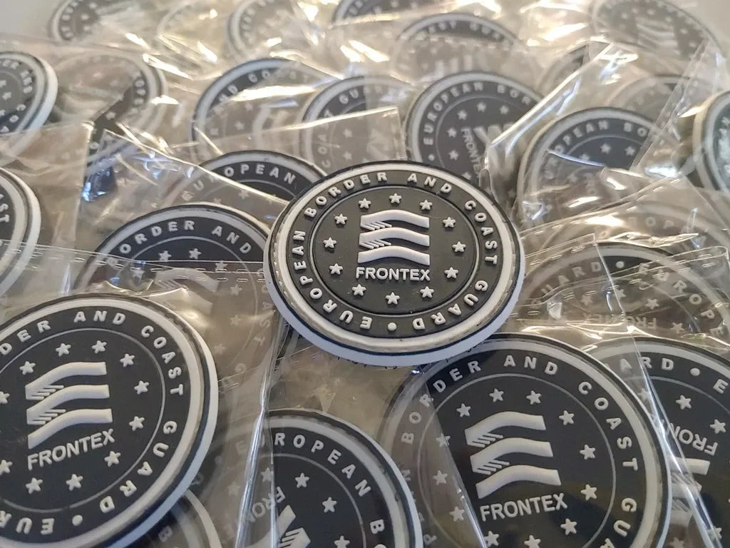 FRONTEX - EUROPEAN BORDER AND COAST GUARD Agency Police 3D PVC patches - PVCPATCHWORLD.STORE
