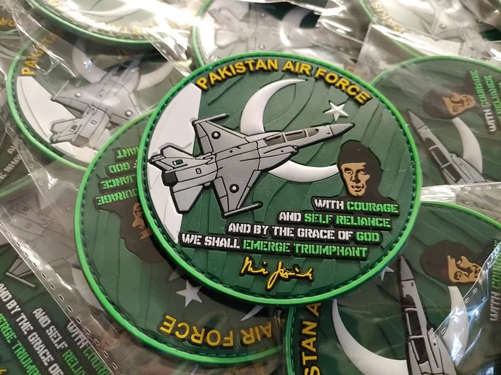 F-16 - PAKISTAN AIR FORCE - 3D PVC PATCH - PVCPATCHWORLD.STORE