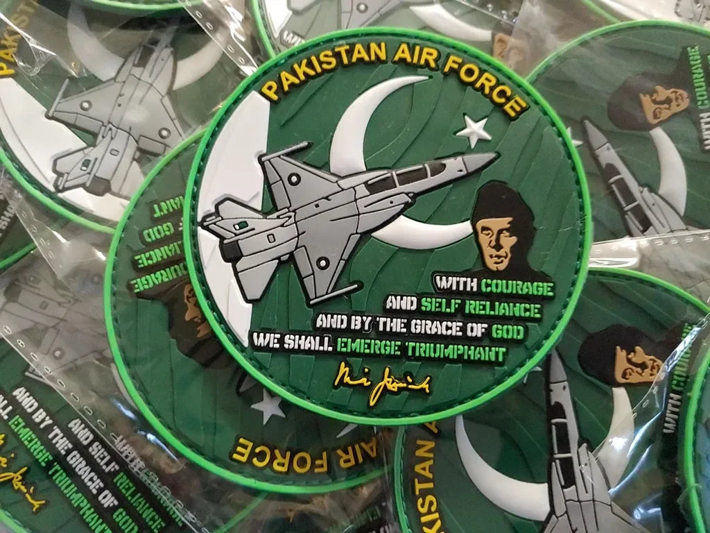 F-16 - PAKISTAN AIR FORCE - 3D PVC PATCH - PVCPATCHWORLD.STORE