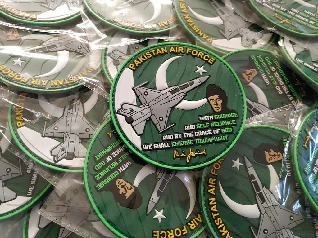 F-16 - PAKISTAN AIR FORCE - 3D PVC PATCH - PVCPATCHWORLD.STORE