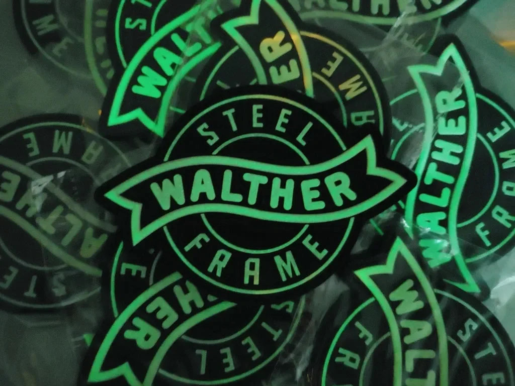 WALTHER - 2D & 3D PVC PATCH - BLACK/GLOW - PVCPATCHWORLD.STORE