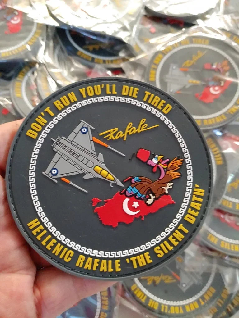 RAFALE - DONT'T RUN YOU'LL D... TIRED - 3D PVC - PVCPATCHWORLD.STORE