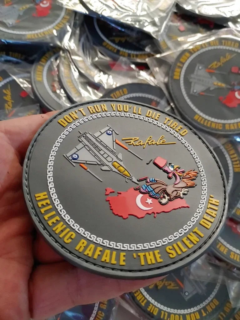 RAFALE - DONT'T RUN YOU'LL D... TIRED - 3D PVC - PVCPATCHWORLD.STORE