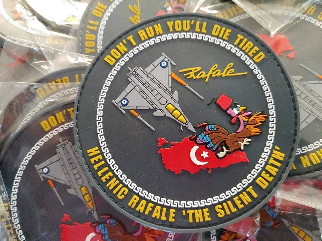 RAFALE - DONT'T RUN YOU'LL D... TIRED - 3D PVC - PVCPATCHWORLD.STORE