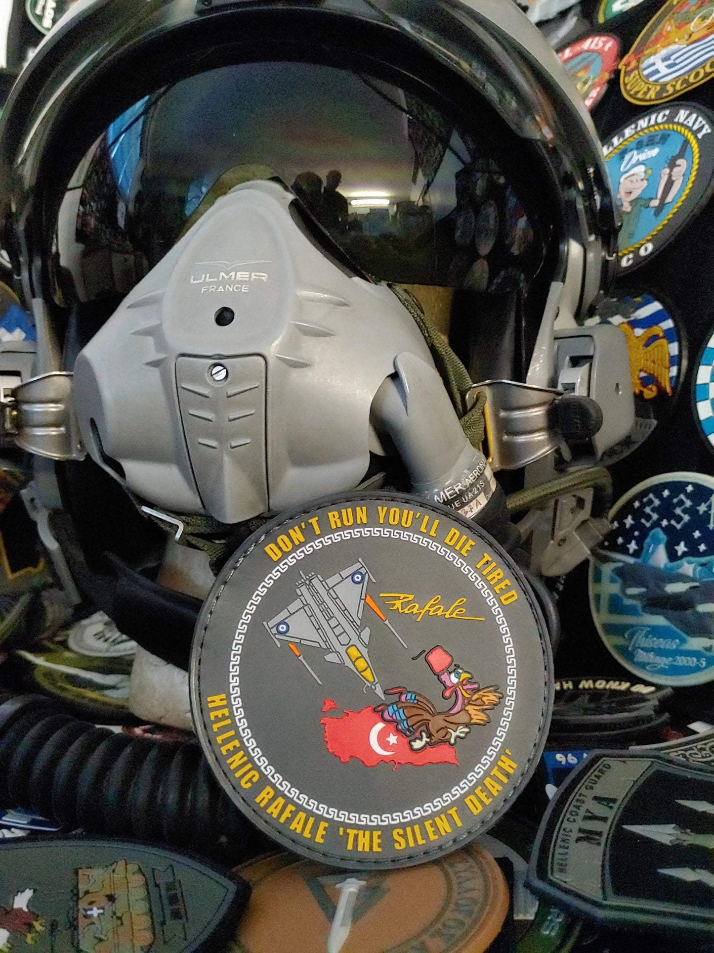 RAFALE - DONT'T RUN YOU'LL D... TIRED - 3D PVC - PVCPATCHWORLD.STORE