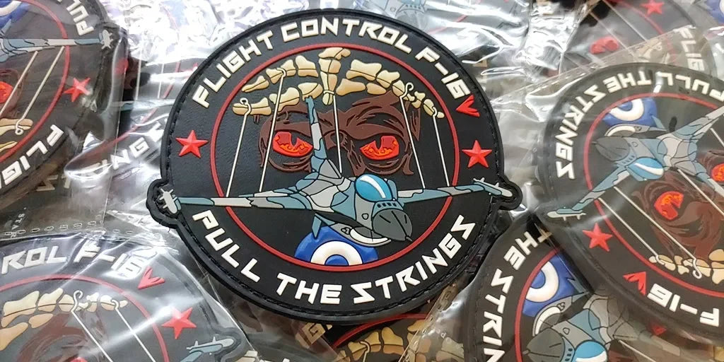 337 SQN - HELLENIC AIR FORCE "GHOST" FLIGHT CONTROL CREW - 3D & GLOW IN THE DARK - PVCPATCHWORLD.STORE