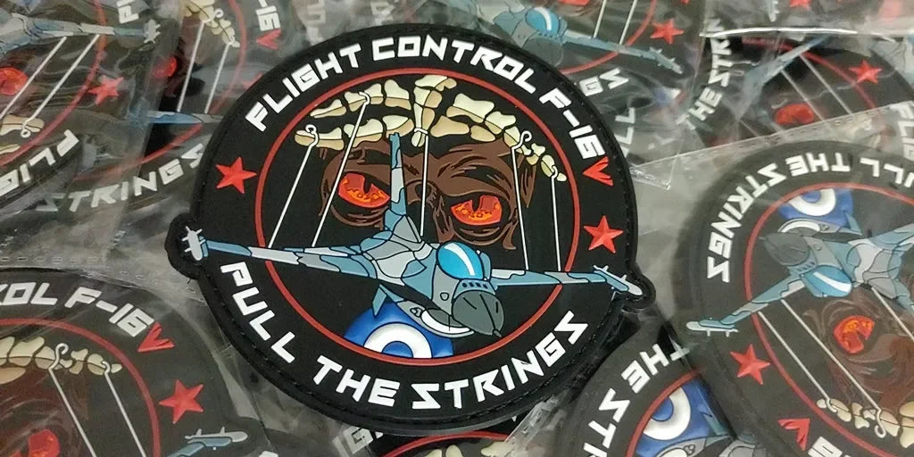 337 SQN - HELLENIC AIR FORCE "GHOST" FLIGHT CONTROL CREW - 3D & GLOW IN THE DARK - PVCPATCHWORLD.STORE