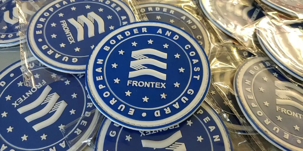FRONTEX (SMALL) EUROPEAN BORDER AND COAST GUARD Agency Police - PVCPATCHWORLD.STORE