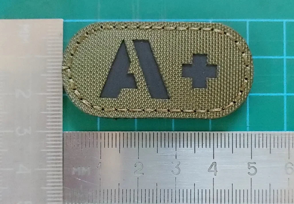 IR (INFRARED) - A+ POSITIVE BLOOD GROUP PATCH - PVCPATCHWORLD.STORE