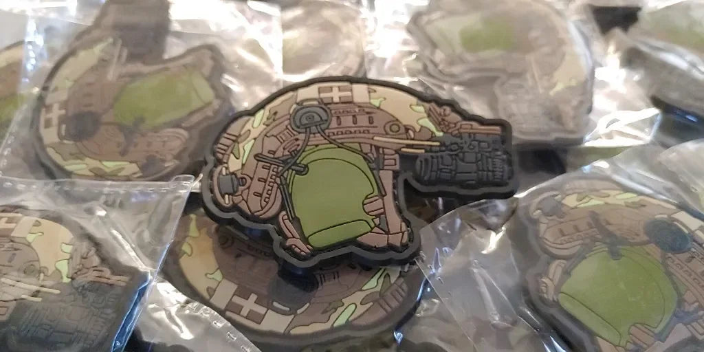 GREEK SAS FORCES - MULTICAM GRSF HELMET PVC PATCH - PVCPATCHWORLD.STORE