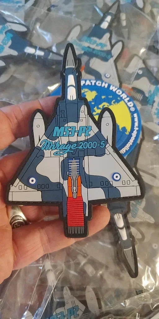MIRAGE 2000-5/M53-P2 - 3D PVC PATCH - PVCPATCHWORLD.STORE