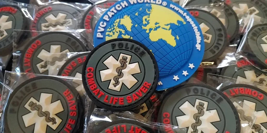 COMBAT LIFE SAVER - POLICE - 3D PVC PATCH - PVCPATCHWORLD.STORE