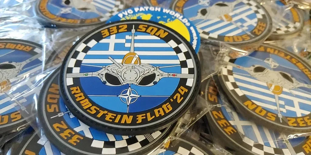 RAFALE - 332 SQN OFFICIAL - RAMSTEIN FLAG 2024 - HELLENIC AIR FORCE - PVCPATCHWORLD.STORE