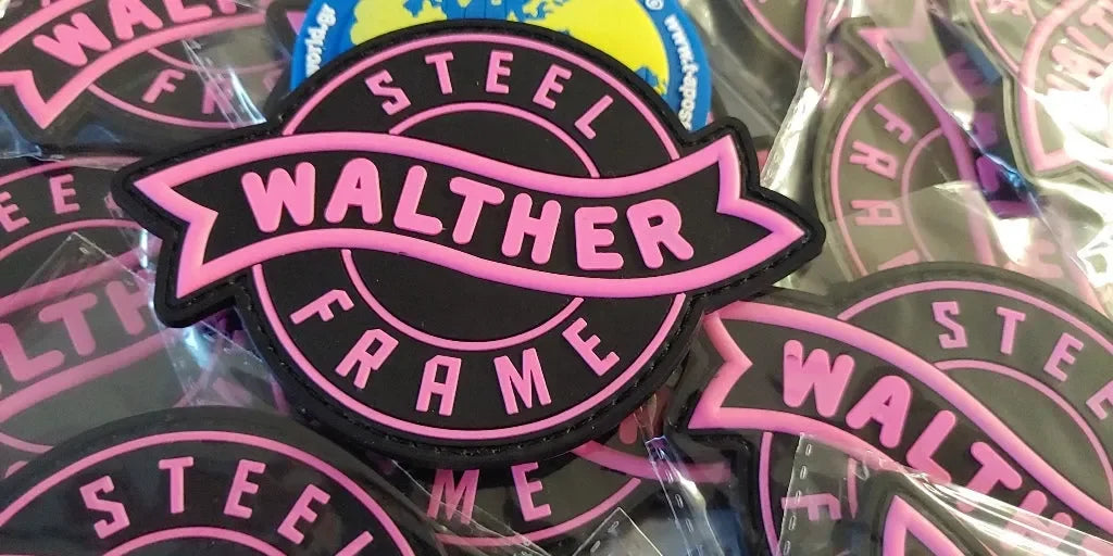 WALTHER - 2D & 3D PVC PATCH - PINK FOR LADY - PVCPATCHWORLD.STORE
