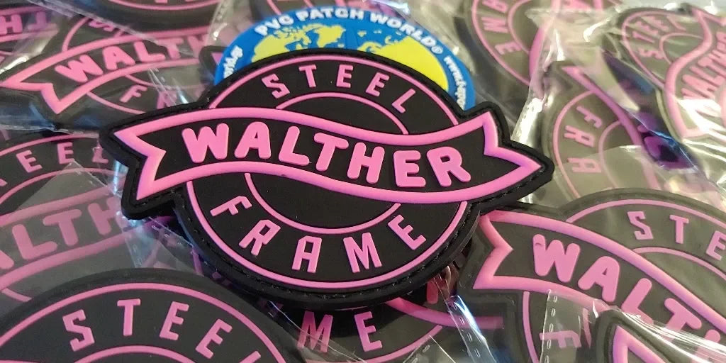 WALTHER - 2D & 3D PVC PATCH - PINK FOR LADY - PVCPATCHWORLD.STORE