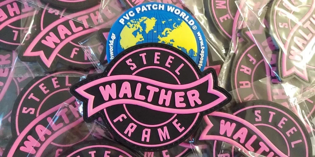 WALTHER - 2D & 3D PVC PATCH - PINK FOR LADY - PVCPATCHWORLD.STORE