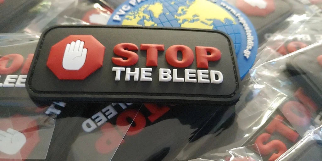 STOP THE BLEED - 3D PVC PATCH - PVCPATCHWORLD.STORE