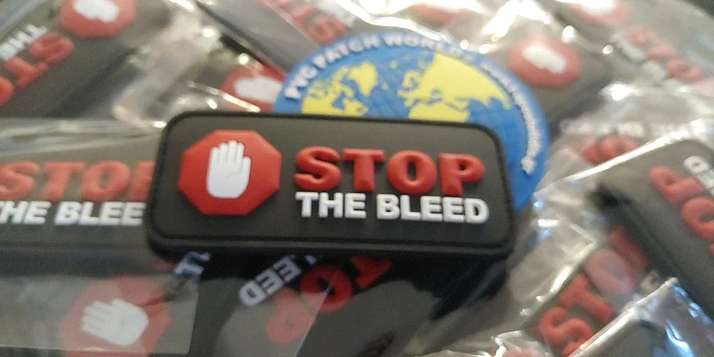 STOP THE BLEED - 3D PVC PATCH - PVCPATCHWORLD.STORE