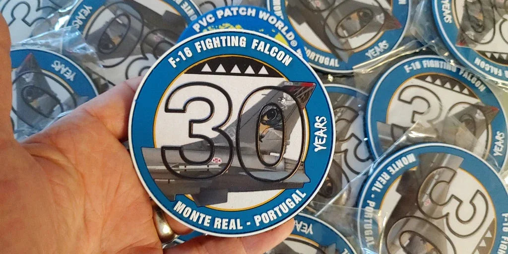 F-16 FIGHTING FALCON - PORTUGAL - PVCPATCHWORLD.STORE