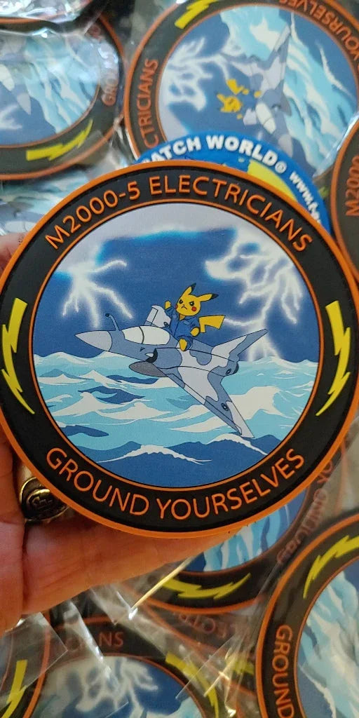 331 SQN - HELLENIC AIR FORCE “ELECTRICIANS” - PVCPATCHWORLD.STORE