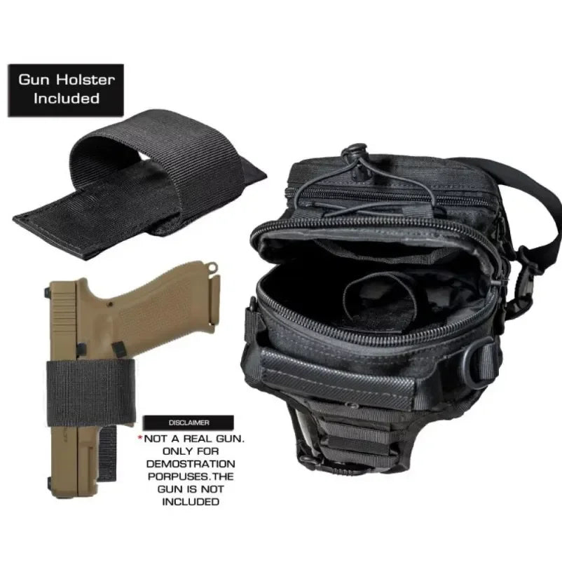 SLING BAG - Spartan Tactical ARC MKII Tactical + Gun Holster - PVCPATCHWORLD.STORE