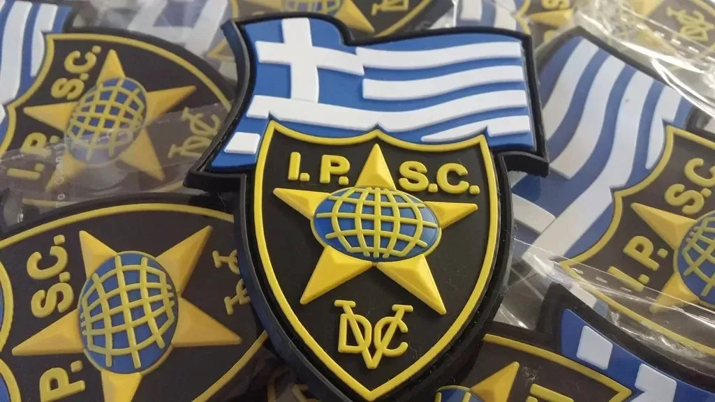 IPSC - I.P.S.C.- GREECE - INTERNATIONAL PRACTICAL SHOOTING 3D PVC PATCH - PVCPATCHWORLD.STORE