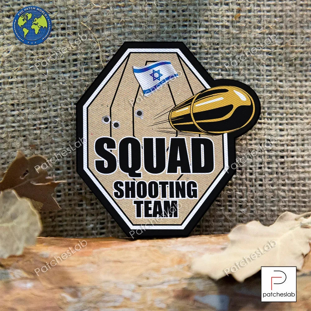 IPSC - ISRAEL - SQUAD SHOOTING TEAM TARGET FABRIC PATCH - PVCPATCHWORLD.STORE