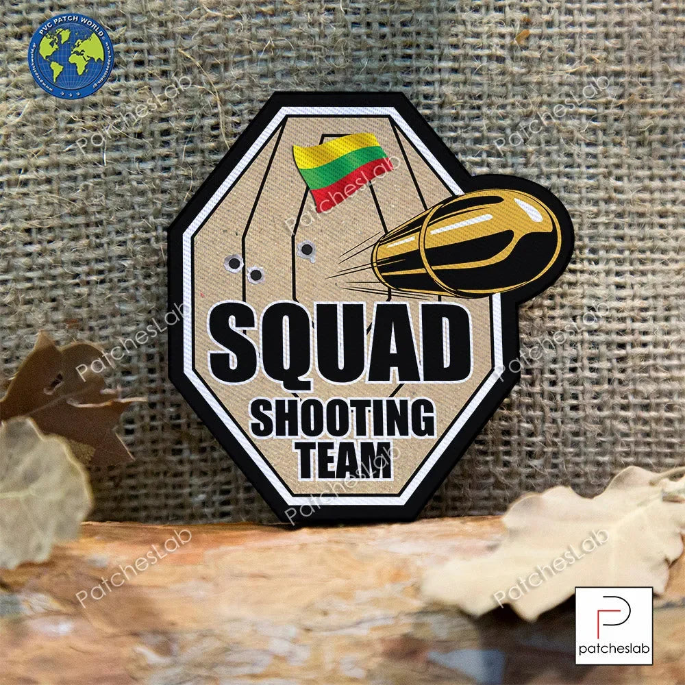 IPSC - LITHUANIA - SQUAD SHOOTING TEAM TARGET FABRIC PATCH - PVCPATCHWORLD.STORE